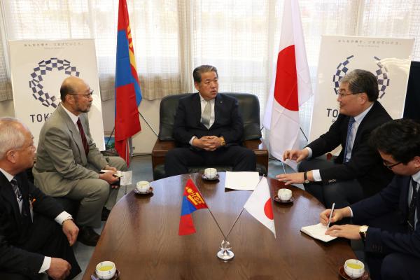『駐日モンゴル国大使との会談』の画像
