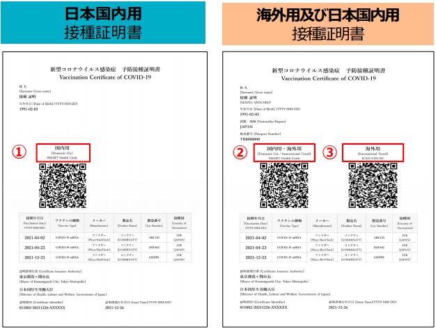 接種証明書様式