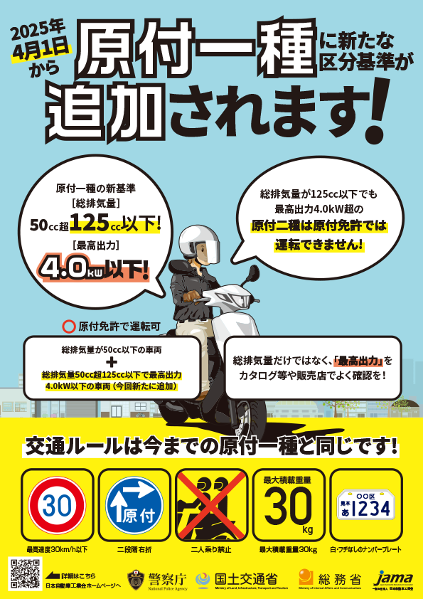 新基準原付広報用ポスター
