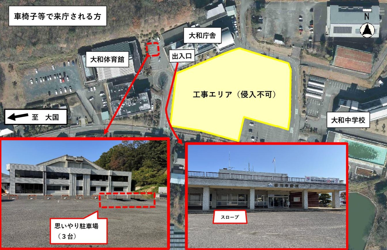 車椅子等で来庁される方へ